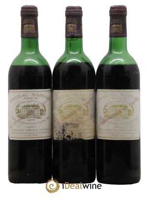 Château Margaux 1er Grand Cru Classé  1977 - Lot of 3 Bottles