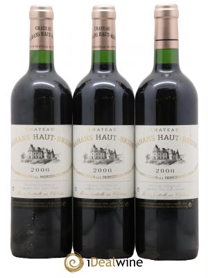 Clarence (Bahans) de Haut-Brion Second Vin 2006 - Lot de 3 Bouteilles