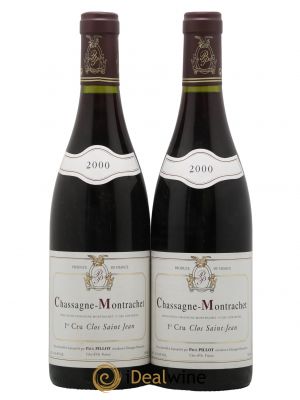 Chassagne-Montrachet 1er Cru Clos Saint-Jean Paul Pillot (Domaine)  2000 - Lot of 2 Bottles