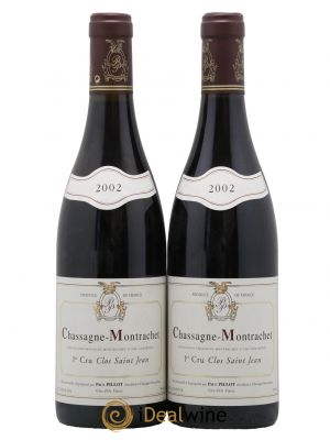 Chassagne-Montrachet 1er Cru Clos Saint-Jean Paul Pillot (Domaine) 2002 - Lot de 2 Bouteilles