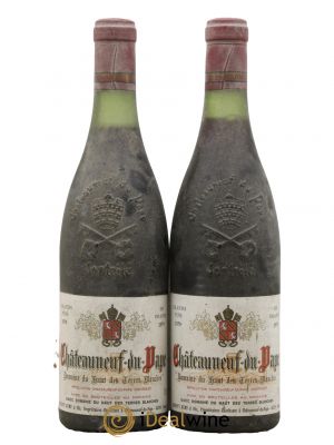 Châteauneuf-du-Pape Domaine du Haut Des Terres Blanches 1979 - Lot of 2 Bottles