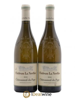 Châteauneuf-du-Pape Château la Nerthe Famille Richard  2018 - Lot of 2 Bottles