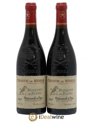 Châteauneuf-du-Pape Bosquet des Papes Chante Le Merle Vieilles Vignes Famille Boiron 2007 - Lot de 2 Bottles