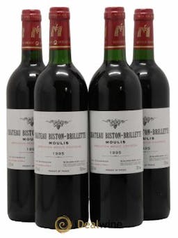 Château Biston Brillette 1995 - Lot de 4 Bottles