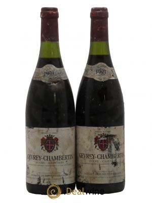 Gevrey-Chambertin 1er Cru Cazetiers Dupont-Tisserandot (Domaine)  1993 - Lot of 2 Bottles
