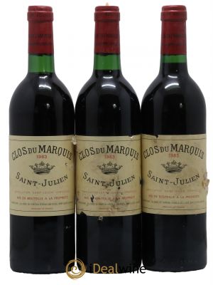 Clos du Marquis 1983 - Lot de 3 Bottles