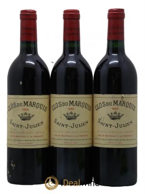 Clos du Marquis  1985 - Lot of 3 Bottles