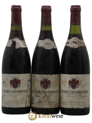 Gevrey-Chambertin 1er Cru Cazetiers Dupont-Tisserandot (Domaine) 1993 - Lot de 3 Bouteilles