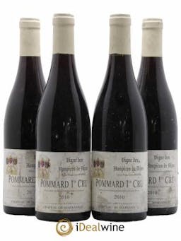 Pommard 1er Cru Vigne des Hospices de Dijon Cuvée Prieur Louis Berrier Château de Marsannay 2010 - Lot of 4 Bottles