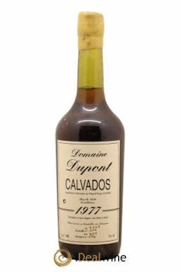 Calvados Du Pays d'Auge Domaine Dupont 1977 - Lot de 1 Bottle