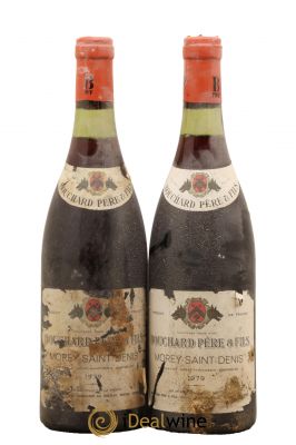 Morey Saint-Denis Bouchard Père & Fils 1979 - Lot of 2 Bottles