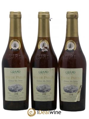 Côtes du Jura Vin de Paille Domaine Grand Frères 1998 - Lot de 3 Demi-bouteilles