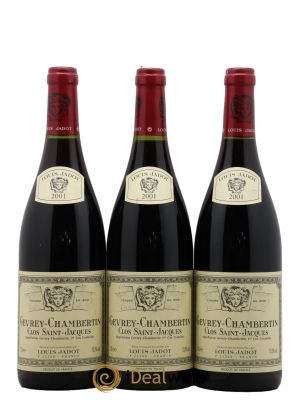 Gevrey-Chambertin 1er Cru Clos Saint Jacques Domaine Louis Jadot  2001 - Lot of 3 Bottles