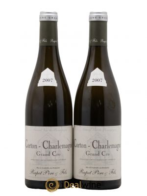 Corton-Charlemagne Grand Cru Rapet Père & Fils 2007 - Lot de 2 Bottles