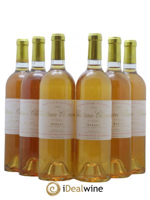 Château Climens 1er Grand Cru Classé 2001 - Lot de 6 Bottles