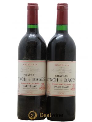 Château Lynch Bages 5ème Grand Cru Classé 1986 - Lot de 2 Bottles