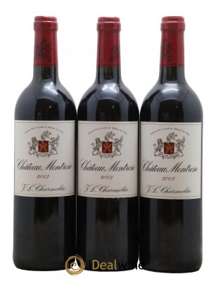 Château Montrose 2ème Grand Cru Classé 2003 - Lot de 3 Bottles