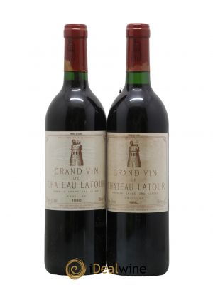 Château Latour 1er Grand Cru Classé 1990 - Lot de 2 Bottles