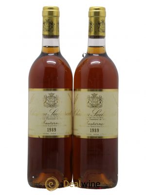 Château Suduiraut 1er Grand Cru Classé 1989 - Lot de 2 Bottles