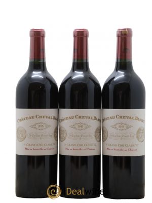 Château Cheval Blanc 1er Grand Cru Classé A 2015 - Lot de 3 Bouteilles