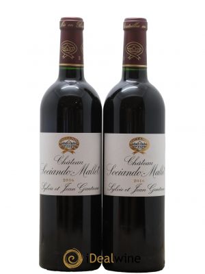 Château Sociando Mallet  2016 - Lot of 2 Bottles