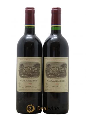 Carruades de Lafite Rothschild Second vin 1999 - Lot de 2 Bottles