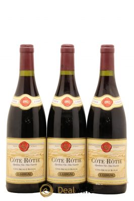Côte-Rôtie Côtes Brune et Blonde Guigal  1992 - Lot of 3 Bottles