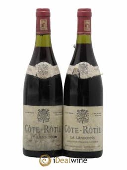 Côte-Rôtie La Landonne René Rostaing  1990 - Lot of 2 Bottles