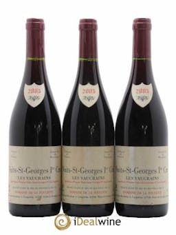 Nuits Saint-Georges 1er Cru Les Vaucrains Domaine de la Poulette 2005 - Lot de 3 Bottles