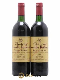 Château Léoville Poyferré 2ème Grand Cru Classé  1988 - Lot of 2 Bottles