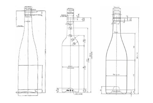 Tipologia di bottiglie per regione