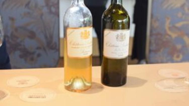 bottles of Sauternes en primeur