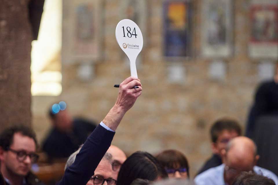 The auction as it was happening