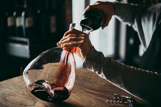 Serving and tasting wine Serving and tasting wine