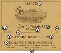 Flasche nach Bordeaux-Art