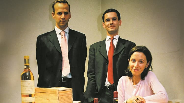 Lionel Cuenca, Angélique de Lencquesaing and Cyrille Jomand at the start of iDealwine