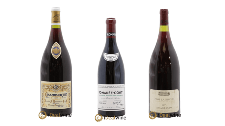 expensive burgundy wine at auction