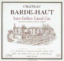 Indice Château Barde Haut Grand Cru Classé 2008 Bordeaux rosso