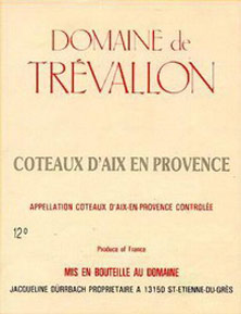 Coteaux d'Aix-en-Provence Trévallon (Domaine de)