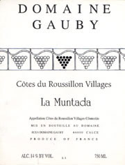 Côtes du Roussillon Villages  La Muntada
