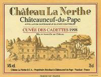 Châteauneuf-du-Pape La Nerthe Cuvée des Cadettes Famille Richard