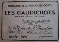 Gaudichots price by vintage