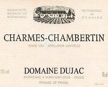 Etiquette Charmes-Chambertin Grand Cru
