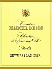 Gewurztraminer Sélection de Grains Nobles Altenberg de Bergheim Marcel Deiss (Domaine)