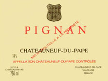 Châteauneuf-du-Pape  Pignan