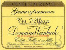 Gewurztraminer Cuvée Laurence Weinbach (Domaine)