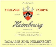 Gewurztraminer Vendanges Tardives Zind-Humbrecht (Domaine)
