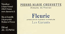 Fleurie Les Garants Domaine du Vissoux - P-M. Chermette