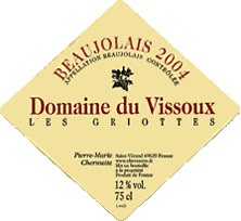 Beaujolais Les Griottes Domaine du Vissoux - P-M. Chermette