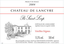 Coteaux du Languedoc Pic Saint-Loup Lancyre Vieilles vignes Familles Durand et Valentin